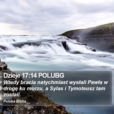 Dzieje 17:14 POLUBG Bible Verse Image