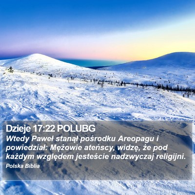 Dzieje 17:22 POLUBG Bible Verse Image