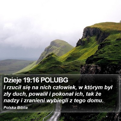 Dzieje 19:16 POLUBG Bible Verse Image