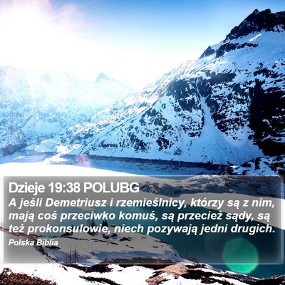 Dzieje 19:38 POLUBG Bible Verse Image
