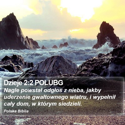 Dzieje 2:2 POLUBG Bible Verse Image