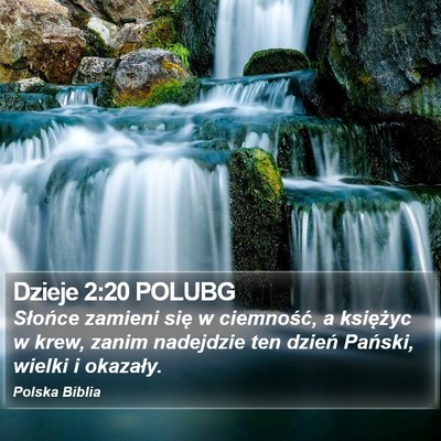 Dzieje 2:20 POLUBG Bible Verse Image