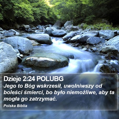 Dzieje 2:24 POLUBG Bible Verse Image