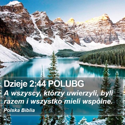 Dzieje 2:44 POLUBG Bible Verse Image