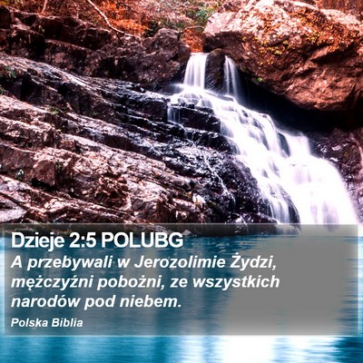 Dzieje 2:5 POLUBG Bible Verse Image