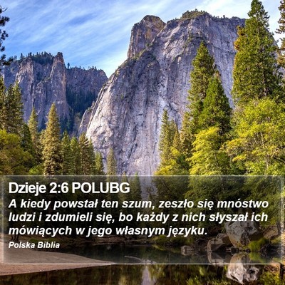 Dzieje 2:6 POLUBG Bible Verse Image