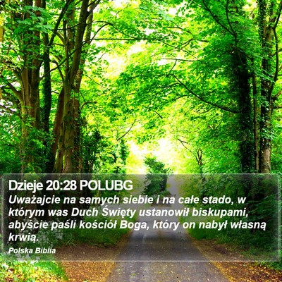 Dzieje 20:28 POLUBG Bible Verse Image