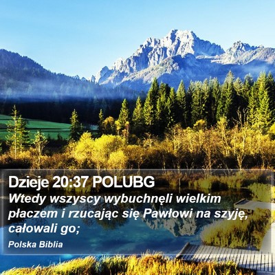 Dzieje 20:37 POLUBG Bible Verse Image
