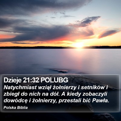 Dzieje 21:32 POLUBG Bible Verse Image