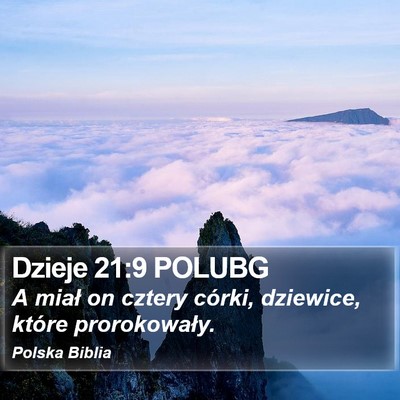 Dzieje 21:9 POLUBG Bible Verse Image