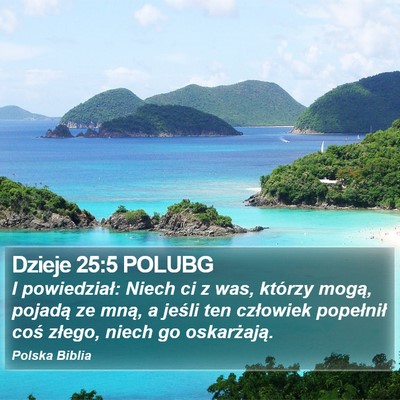 Dzieje 25:5 POLUBG Bible Verse Image