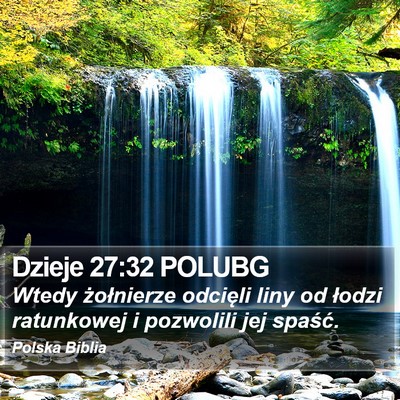Dzieje 27:32 POLUBG Bible Verse Image