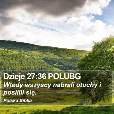 Dzieje 27:36 POLUBG Bible Verse Image