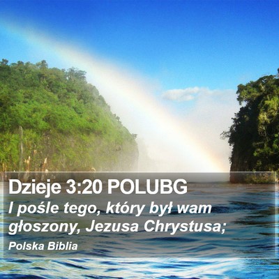 Dzieje 3:20 POLUBG Bible Verse Image