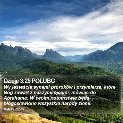 Dzieje 3:25 POLUBG Bible Verse Image