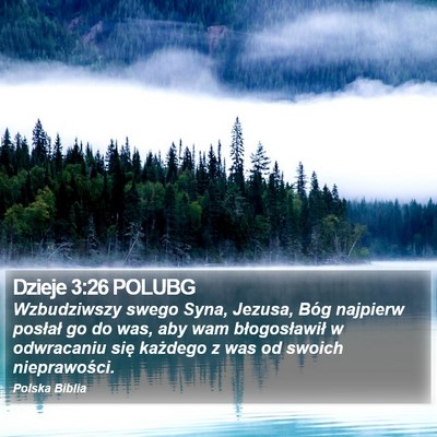Dzieje 3:26 POLUBG Bible Verse Image