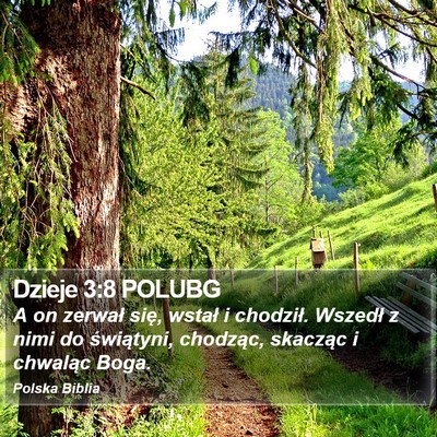 Dzieje 3:8 POLUBG Bible Verse Image