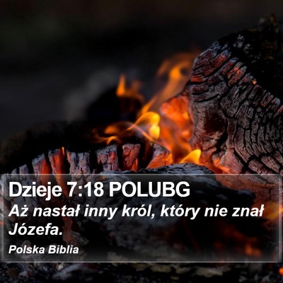 Dzieje 7:18 POLUBG Bible Verse Image