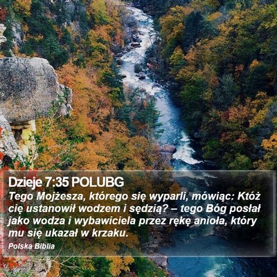 Dzieje 7:35 POLUBG Bible Verse Image