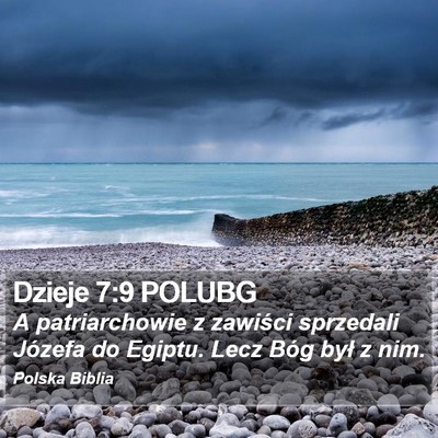 Dzieje 7:9 POLUBG Bible Verse Image
