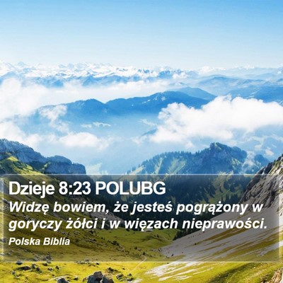 Dzieje 8:23 POLUBG Bible Verse Image
