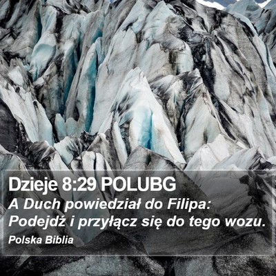 Dzieje 8:29 POLUBG Bible Verse Image