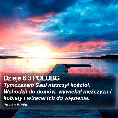 Dzieje 8:3 POLUBG Bible Verse Image