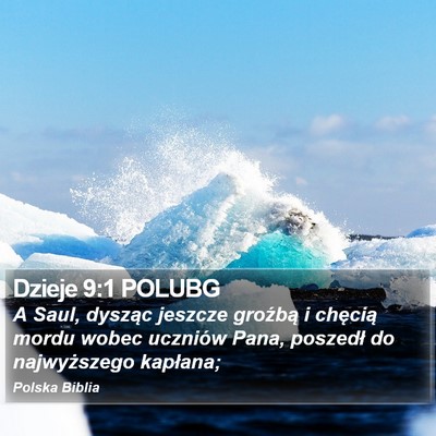 Dzieje 9:1 POLUBG Bible Verse Image