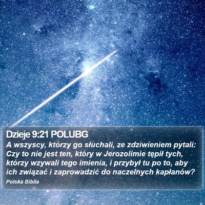 Dzieje 9:21 POLUBG Bible Verse Image