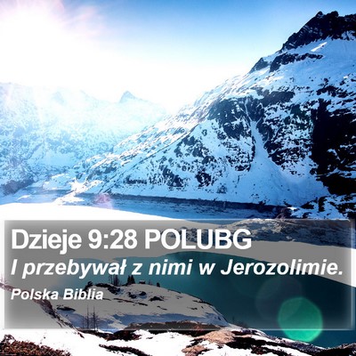 Dzieje 9:28 POLUBG Bible Verse Image