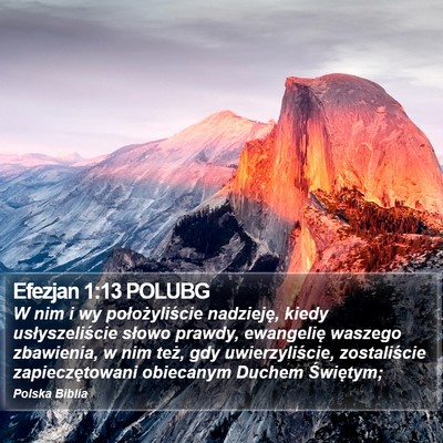 Efezjan 1:13 POLUBG Bible Verse Image