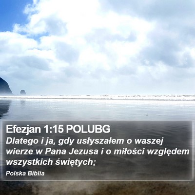 Efezjan 1:15 POLUBG Bible Verse Image