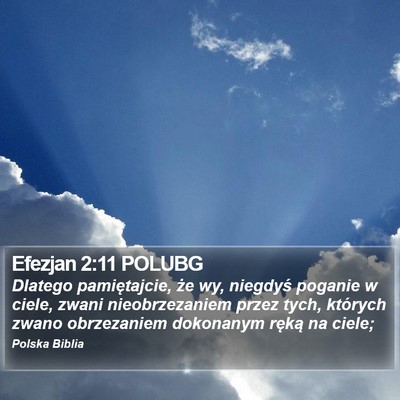 Efezjan 2:11 POLUBG Bible Verse Image