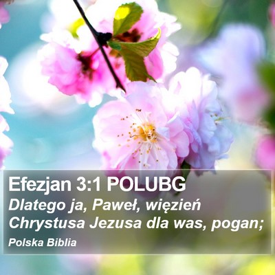 Efezjan 3:1 POLUBG Bible Verse Image