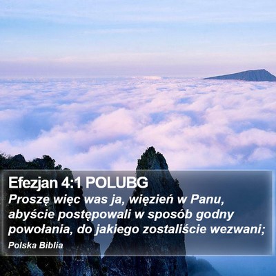 Efezjan 4:1 POLUBG Bible Verse Image