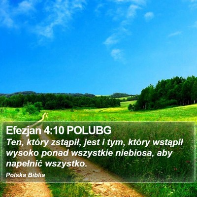 Efezjan 4:10 POLUBG Bible Verse Image