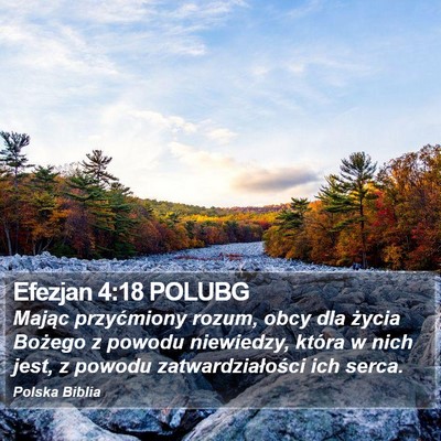 Efezjan 4:18 POLUBG Bible Verse Image