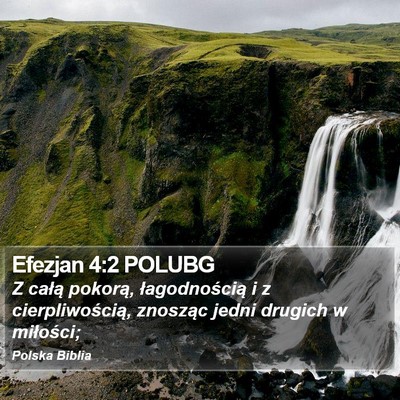 Efezjan 4:2 POLUBG Bible Verse Image