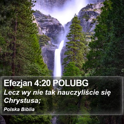 Efezjan 4:20 POLUBG Bible Verse Image