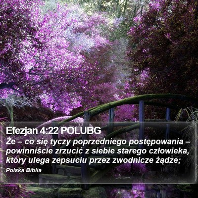 Efezjan 4:22 POLUBG Bible Verse Image