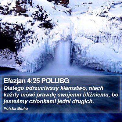 Efezjan 4:25 POLUBG Bible Verse Image