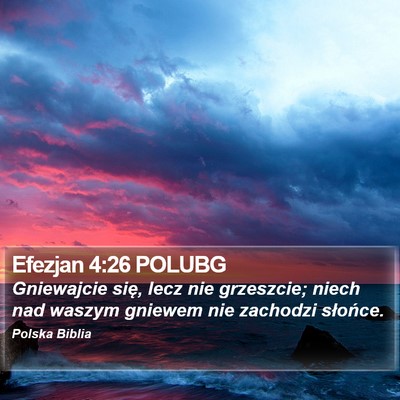 Efezjan 4:26 POLUBG Bible Verse Image