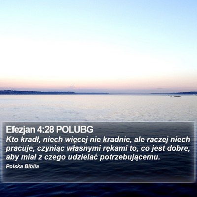 Efezjan 4:28 POLUBG Bible Verse Image