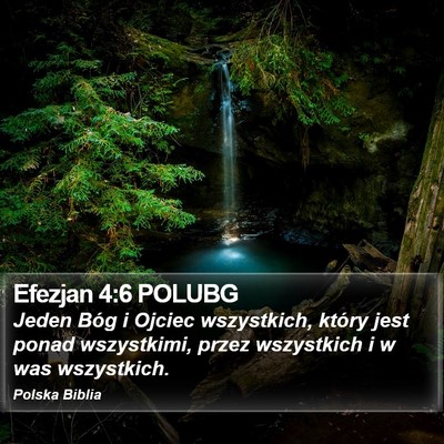 Efezjan 4:6 POLUBG Bible Verse Image