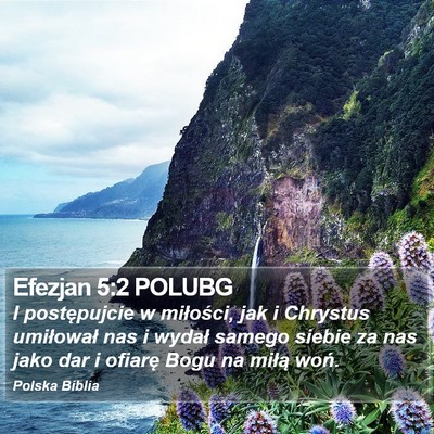 Efezjan 5:2 POLUBG Bible Verse Image