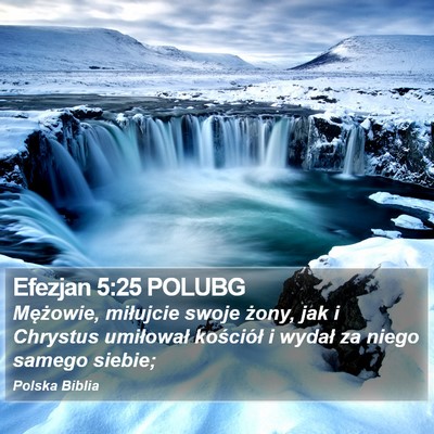 Efezjan 5:25 POLUBG Bible Verse Image