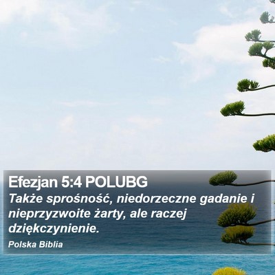 Efezjan 5:4 POLUBG Bible Verse Image