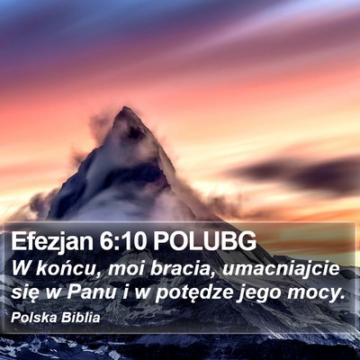 Efezjan 6:10 POLUBG Bible Verse Image