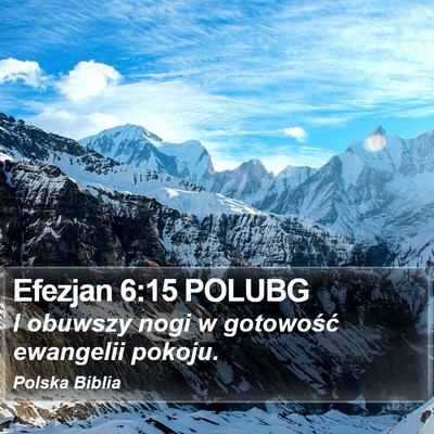 Efezjan 6:15 POLUBG Bible Verse Image