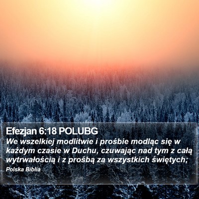 Efezjan 6:18 POLUBG Bible Verse Image